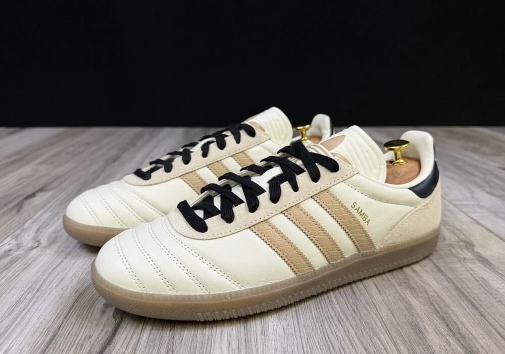 adidas Samba JP Off White Magic Beige Mens 10 Sneakers JQ7824 NEW